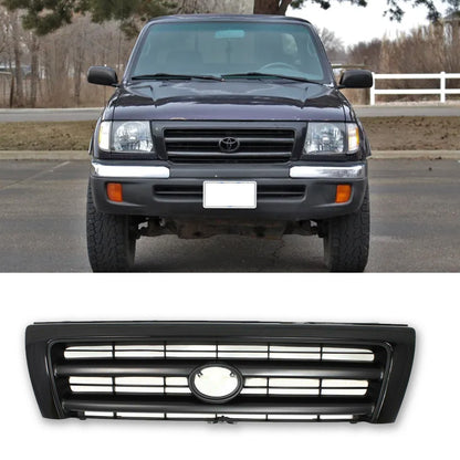 NEW Front bumper Upper Grille Black Grill For 1998 1999 2000 Toyota Tacoma