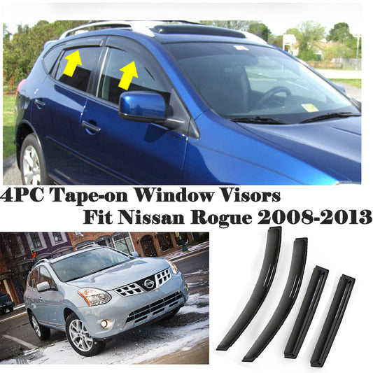 Rain Deflector Window Visors Fit 2008 2009 2010 2011 2012 2013 Nissan Rogue