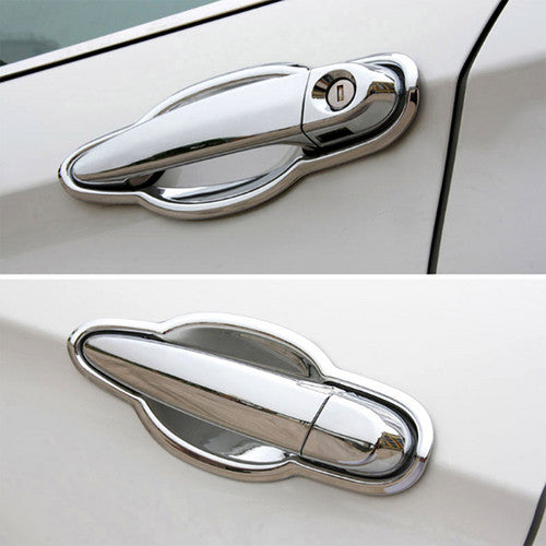 Fit 2006-2013 BMW E90/E71/E70 Chrome Door Handle Cover Without Passenger Keyhole