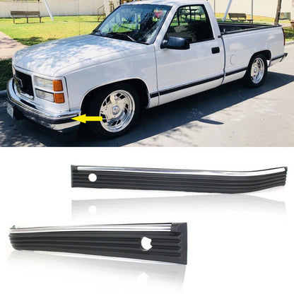 Bumper Trim For 1988-1998 Chevrolet C1500 Front Driver and Passenger Side