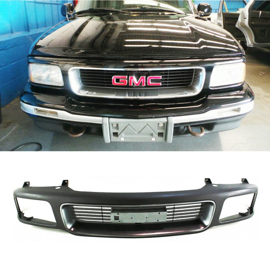 Front Bumper Grille Black Grill w/Silver Insert For 95-97 GMC Jimmy 94-97 Sonoma